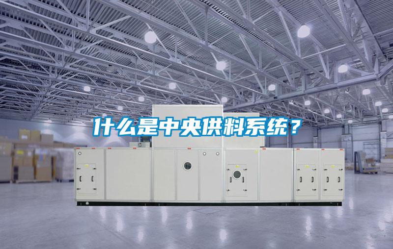 什么是中央供料系統？