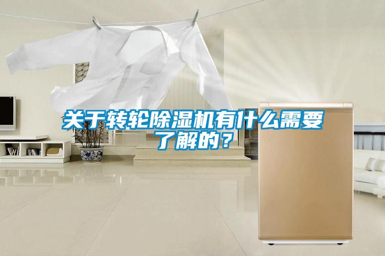 關(guān)于轉(zhuǎn)輪除濕機有什么需要了解的？