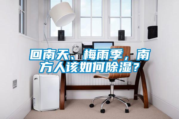 回南天、梅雨季，南方人該如何除濕？