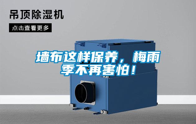 墻布這樣保養(yǎng)，梅雨季不再害怕！