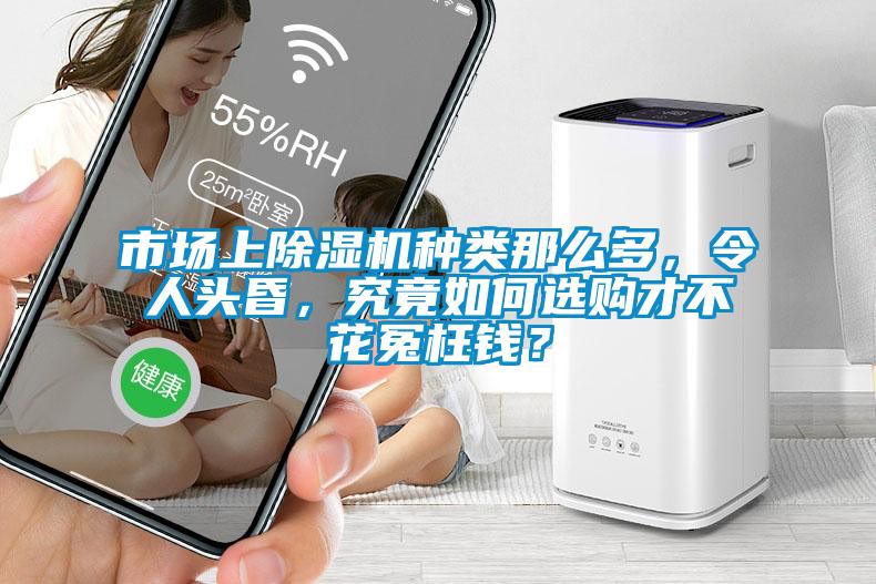 市場上除濕機種類那么多，令人頭昏，究竟如何選購才不花冤枉錢？