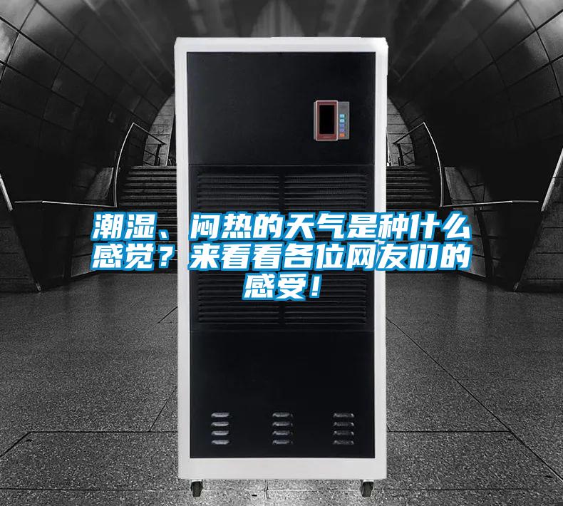 潮濕、悶熱的天氣是種什么感覺？來看看各位網友們的感受！