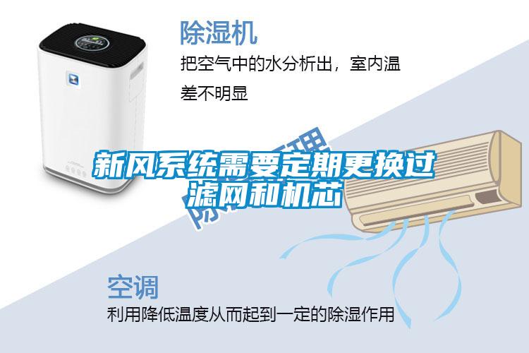 新風系統(tǒng)需要定期更換過濾網(wǎng)和機芯