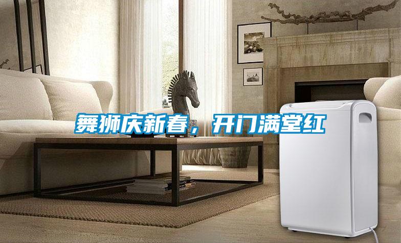 舞獅慶新春，開門滿堂紅