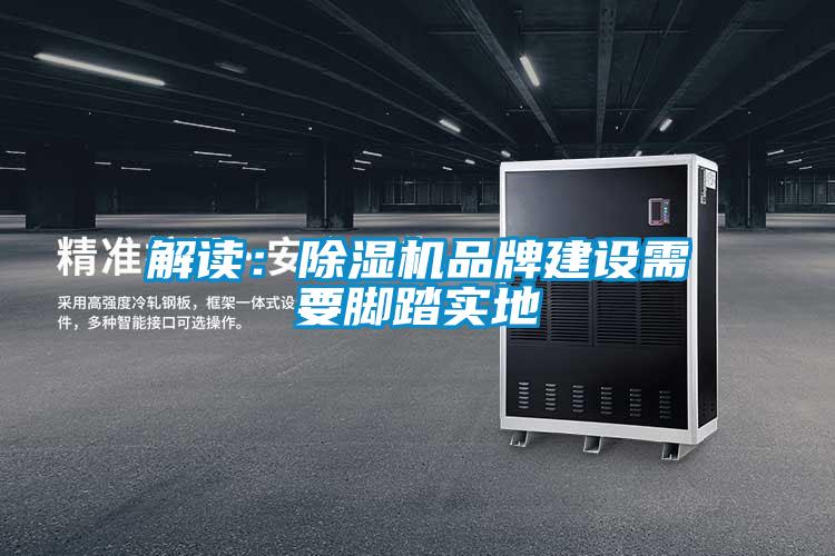 解讀：除濕機(jī)品牌建設(shè)需要腳踏實地