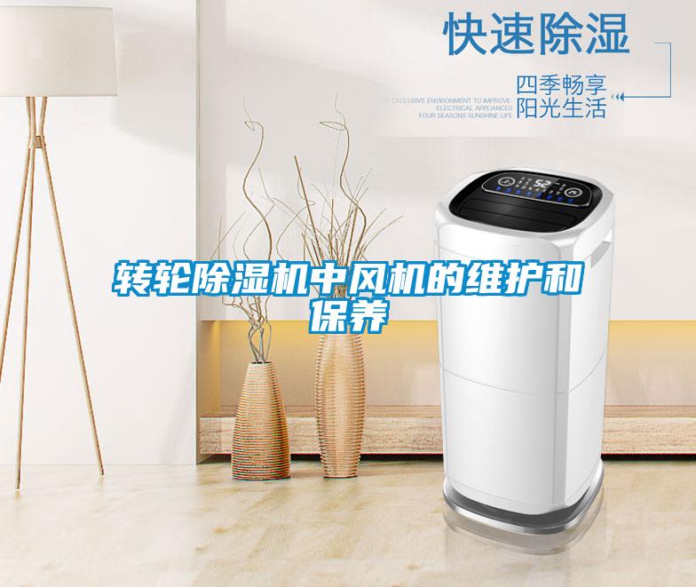 轉(zhuǎn)輪除濕機中風機的維護和保養(yǎng)