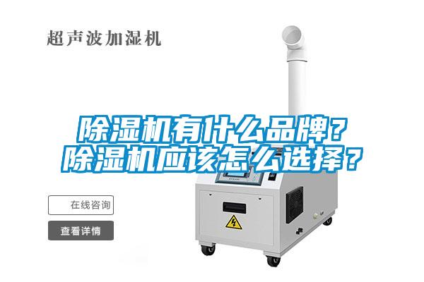 除濕機有什么品牌？除濕機應該怎么選擇？