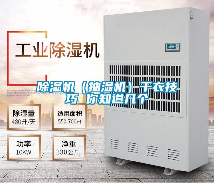 除濕機(抽濕機)干衣技巧 你知道幾個