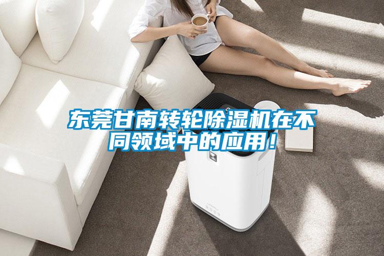 東莞甘南轉(zhuǎn)輪除濕機在不同領域中的應用！
