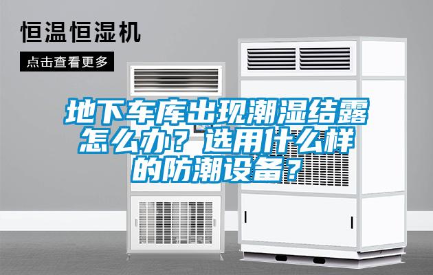 地下車庫出現潮濕結露怎么辦?選用什么樣的防潮設備?