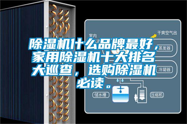 除濕機(jī)什么品牌最好，家用除濕機(jī)十大排名大巡查，選購除濕機(jī)必讀。