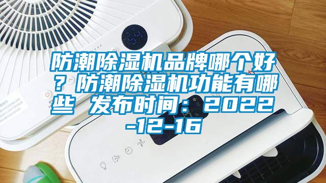 防潮除濕機品牌哪個好?防潮除濕機功能有哪些 發布時間:2022-12-16